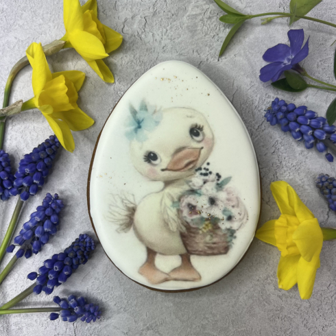 Easter Handmade Duck Biscuit