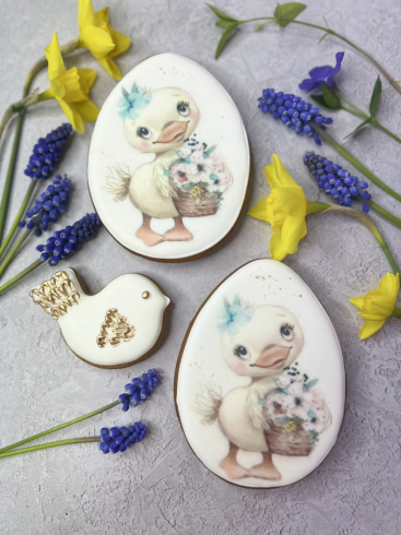 Easter Handmade Duck Biscuit