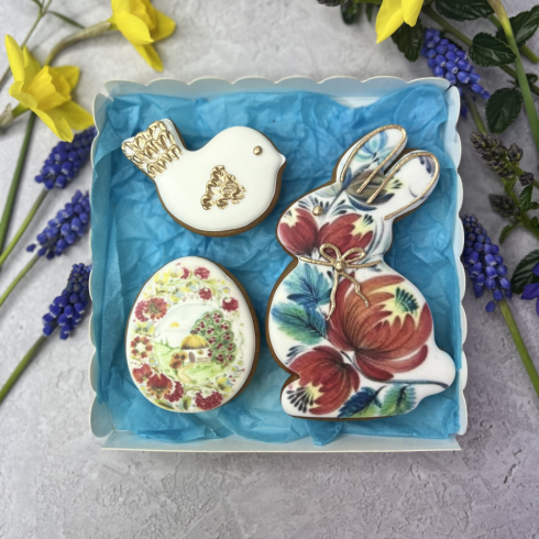 Easter Biscuits With Rabbit