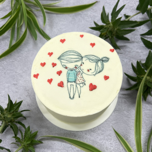 Love Story Bento Cake