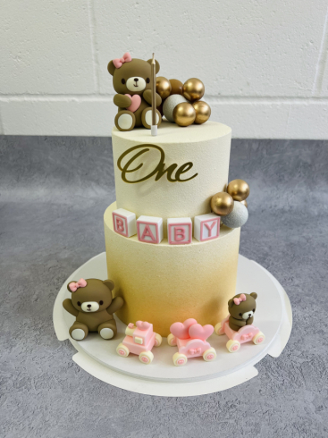 Baby Happy Birthday Cake