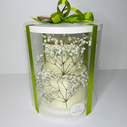 Wedding Cake With Flowers