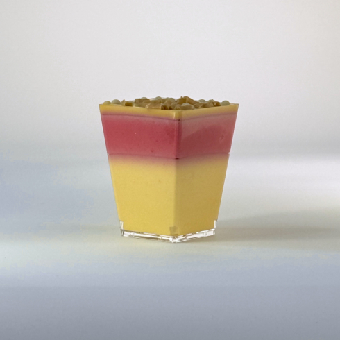 Mini Cake Mango-Raspberry