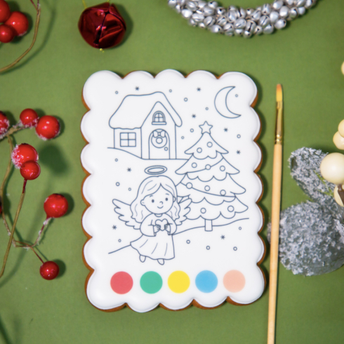 Colouring Biscuit Christmas Collection