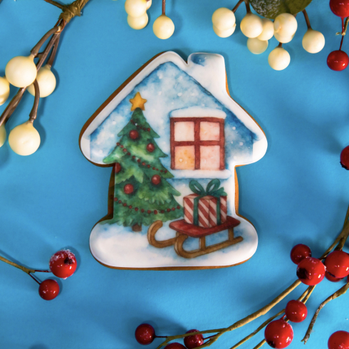Merry Christmas Biscuit Gift
