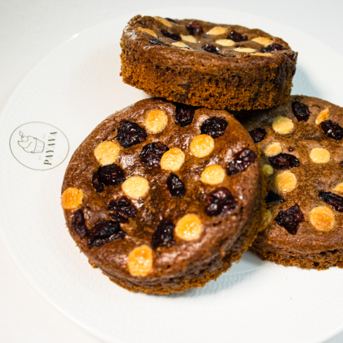 Cookie-Brownie Dried Cranberries/White Chocolate