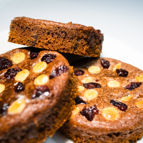 Cookie-Brownie Dried Cranberries/White Chocolate