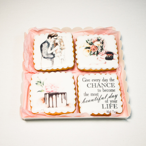 Personalised Wedding Biscuits