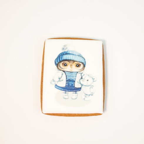 Snowy Owl Biscuit