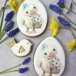 Easter Handmade Duck Biscuit