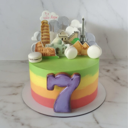Rainbow Birthday Cake