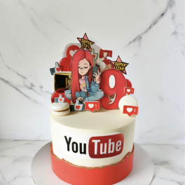YouTube Birthday Cake