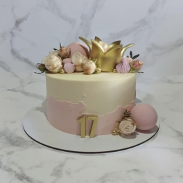 Vanilla Princess Birthday Cake