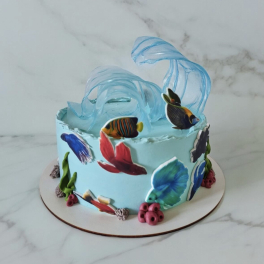 Underwater World Birthday Cake