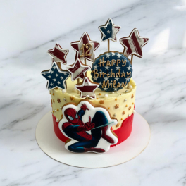 Spiderman Happy Birthday Cake
