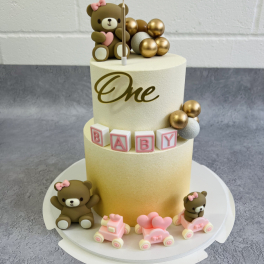 Baby Happy Birthday Cake