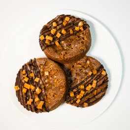 Cookie-Brownie Salted Caramel