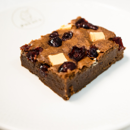 Dried Cranberries/White Chocolate Brownie