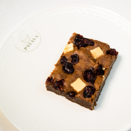 Dried Cranberries/White Chocolate Brownie