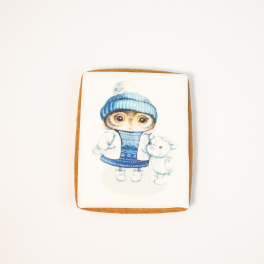 Snowy Owl Biscuit