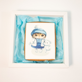 Snowy Owl Biscuit