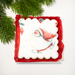 Happy Santa Claus Biscuit